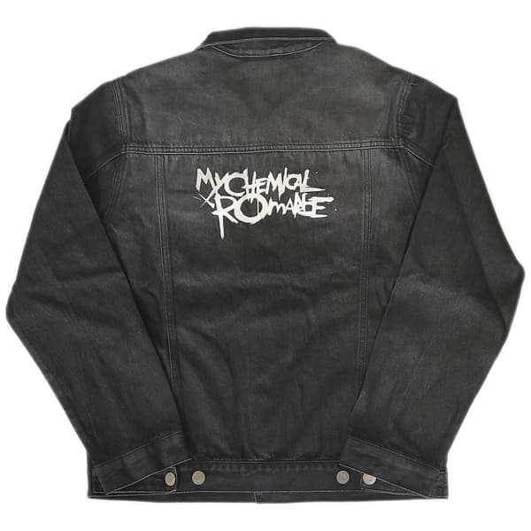 My Chemical Romance Unisex vuxen Denimjacka med logotyp med tryck på ryggen