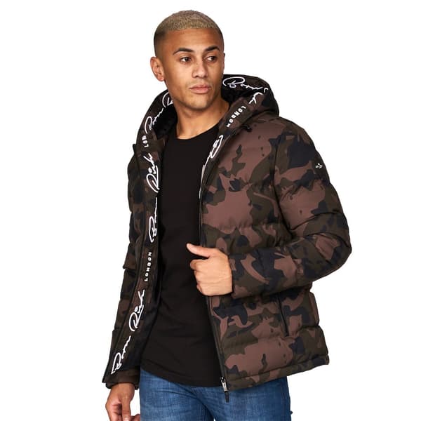 Born Rich Mens Emerton Camo Jacket