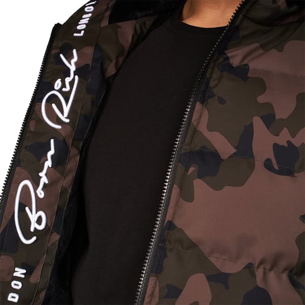 Born Rich Mens Emerton Camo Jacket
