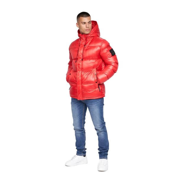 Crosshatch Mens Crosswell High Shine Jacket
