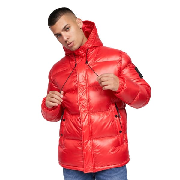 Crosshatch Mens Crosswell High Shine Jacket