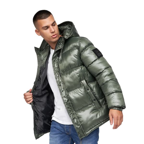 Crosshatch Mens Crosswell High Shine Jacket