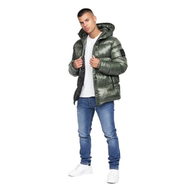Crosshatch Mens Crosswell High Shine Jacket