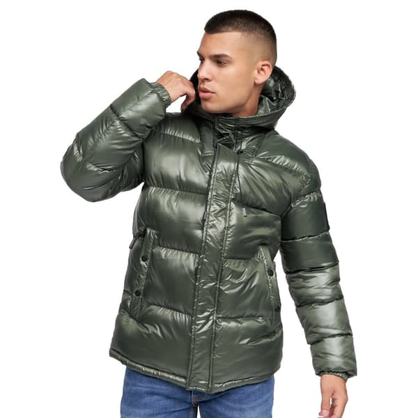 Crosshatch Mens Crosswell High Shine Jacket