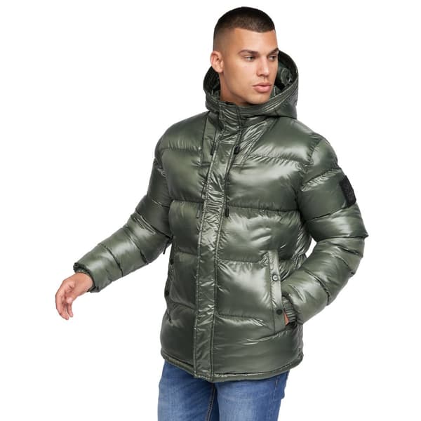 Crosshatch Mens Crosswell High Shine Jacket