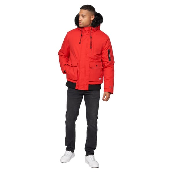 Born Rich Mens Emarnos Hooded Bomber Jacket