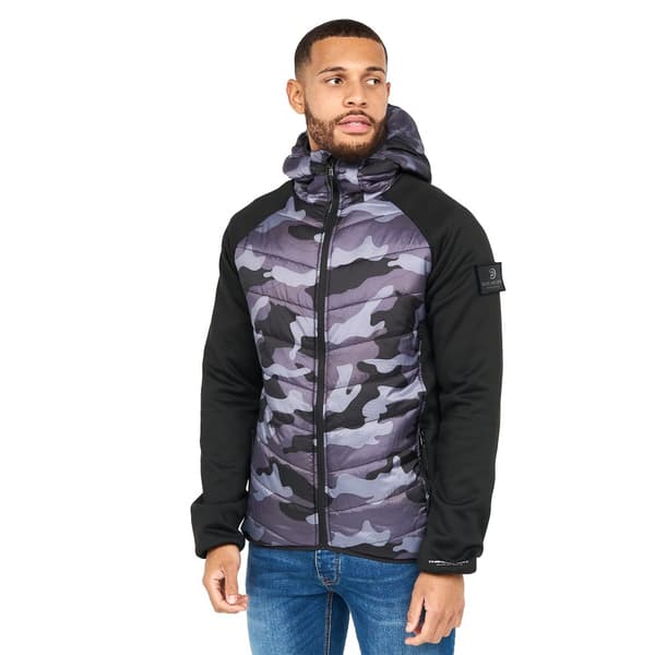 Duck and Cover Mens Quagmoore Camo Jacket Dark M