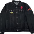 Miniatyrbillede 1 af 2: The Rolling Stones Unisex denimjakke til voksne med sympati med rygtryk