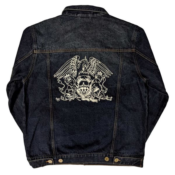 Queen Unisex bomulds denimjakke til voksne