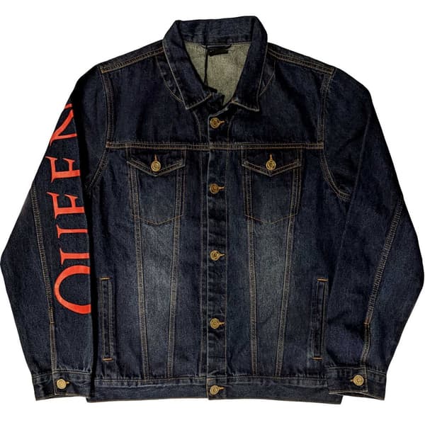 Queen Unisex bomulds denimjakke til voksne