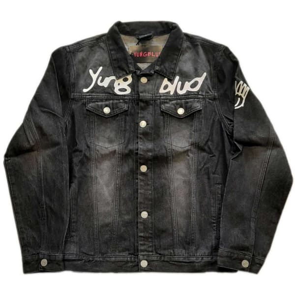 Yungblud Unisex voksen Be Fooking Happy Denim Jacket til voksne