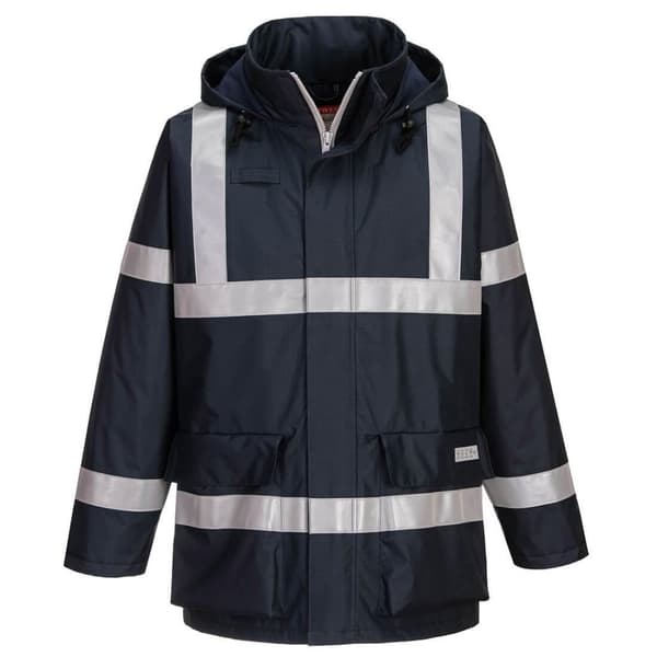 Portwest Mens Bizflame Rain Anti-Static Jacket