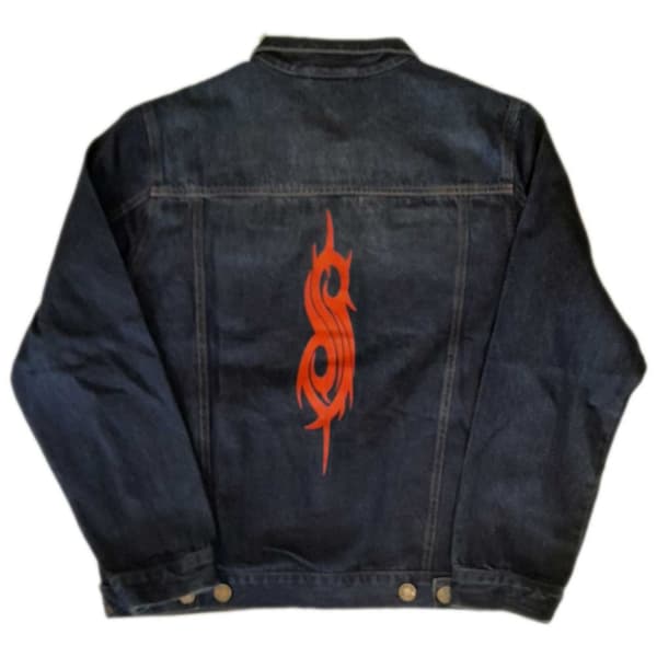 Slipknot Unisex Adult Tribal Logo Denim Jacket