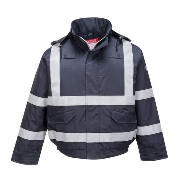Portwest Mens Bizflame Rain Bomber Jacket