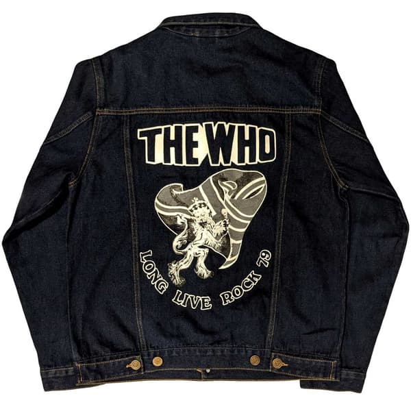 The Who Unisex Adult Long Live Rock Denim Jacket