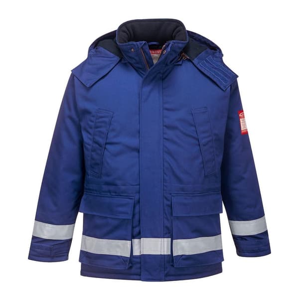 Portwest Mens Flame Resistant Anti-Static Winter Padded Jacket