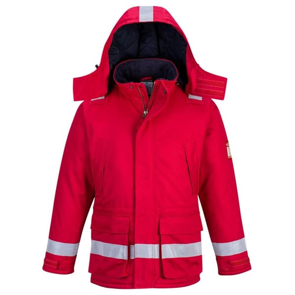 Portwest Mens Flame Resistant Anti-Static Winter Padded Jacket