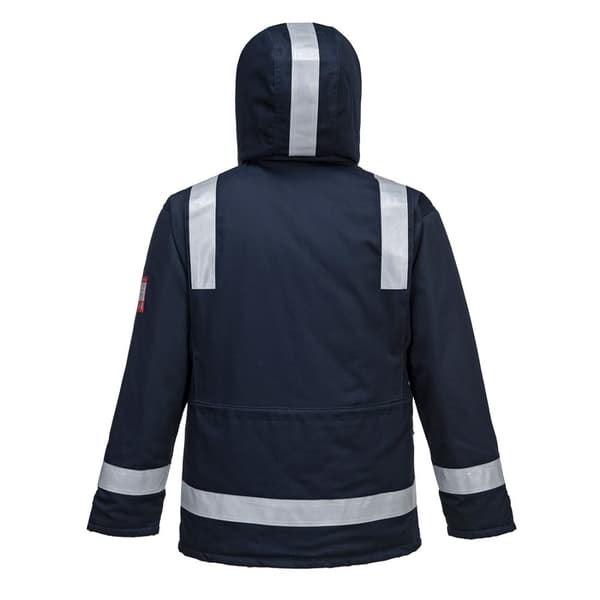 Portwest Mens Flame Resistant Anti-Static Winter Padded Jacket