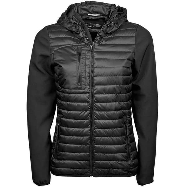 Tee Jays Womens/Ladies Crossover Hooded Jacket