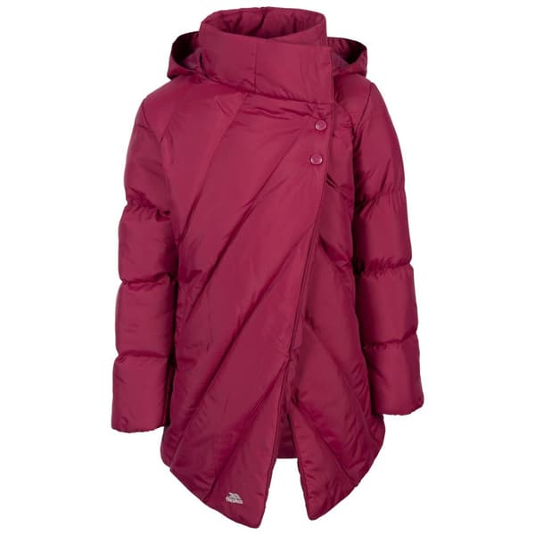 Trespass Childrens/Kids Vello Padded Jacket Berry 9-10 Years