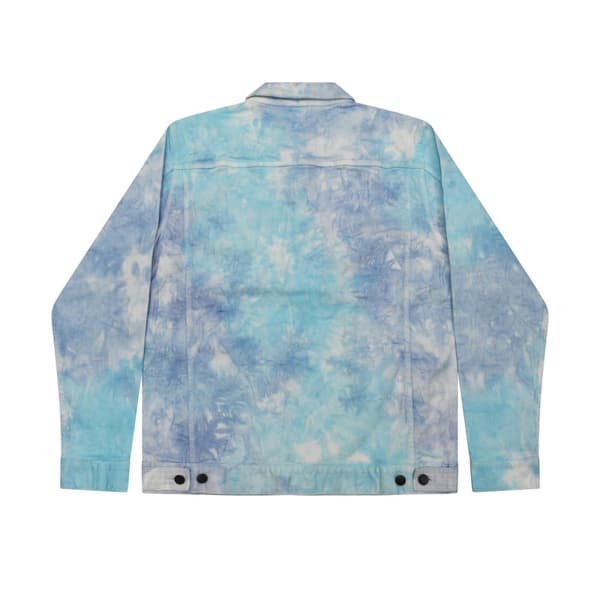 Colortone Unisex jeansjacka för vuxna med batikfärger