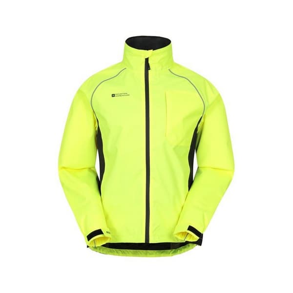 Mountain Warehouse Mens Adrenaline Iso-Viz Waterproof Jacket Yellow XS