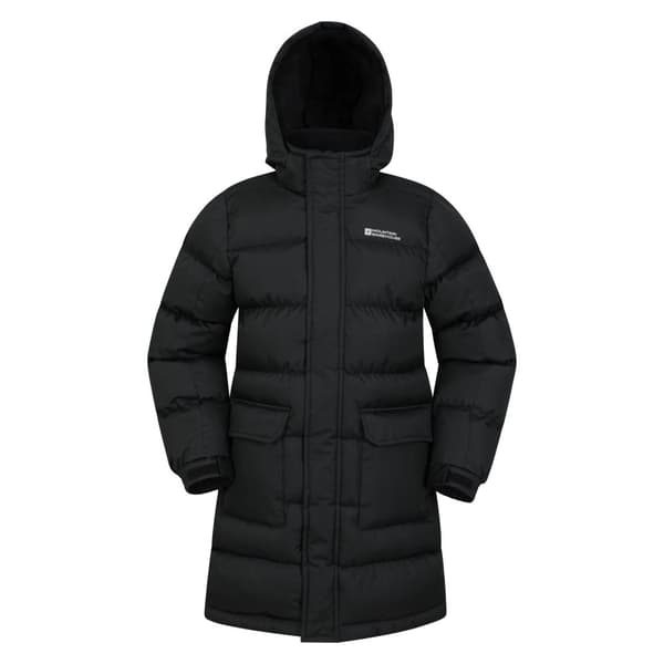 Mountain Warehouse Childrens/Kids Water Resistant Longline Padded Jacket