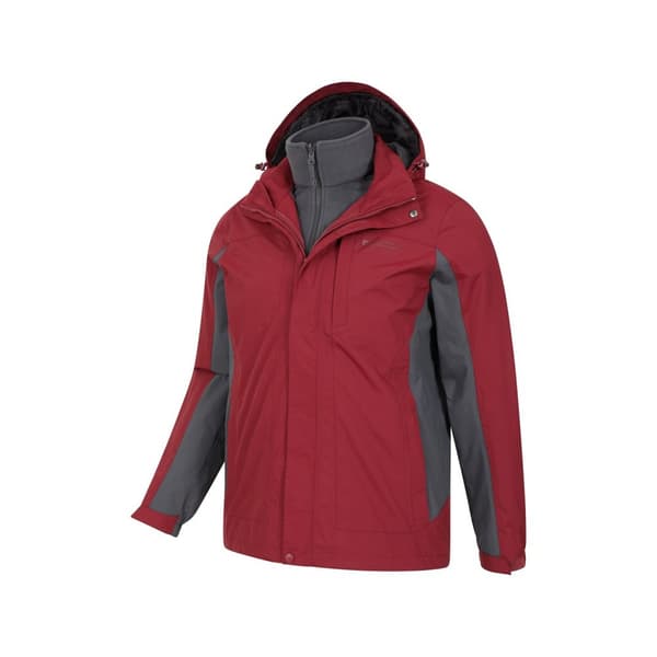 Mountain Warehouse Mens Thunderstorm 3 in 1 Waterproof Jacket