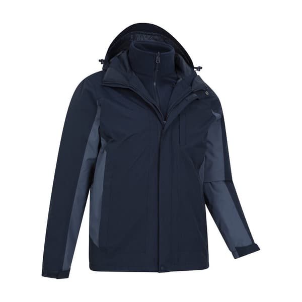 Mountain Warehouse Mens Thunderstorm 3 in 1 Waterproof Jacket