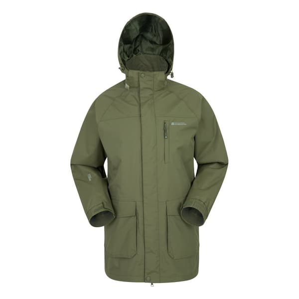 Mountain Warehouse Mens Glacier II Long Waterproof Jacket
