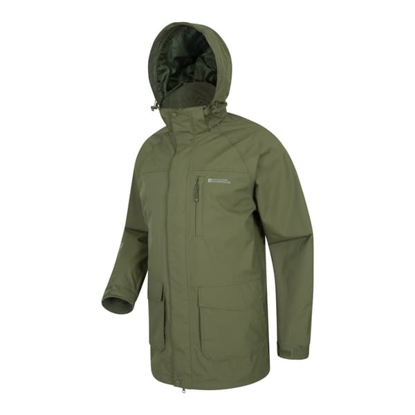 Mountain Warehouse Mens Glacier II Long Waterproof Jacket