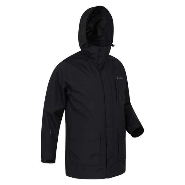 Mountain Warehouse Mens Glacier II Long Waterproof Jacket
