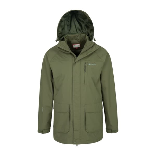 Mountain Warehouse Mens Glacier II Long Waterproof Jacket