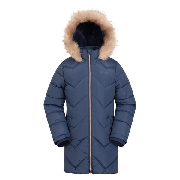 Mountain Warehouse Childrens/Kids Galaxy Water Resistant Padded Jacket Navy 13 Years