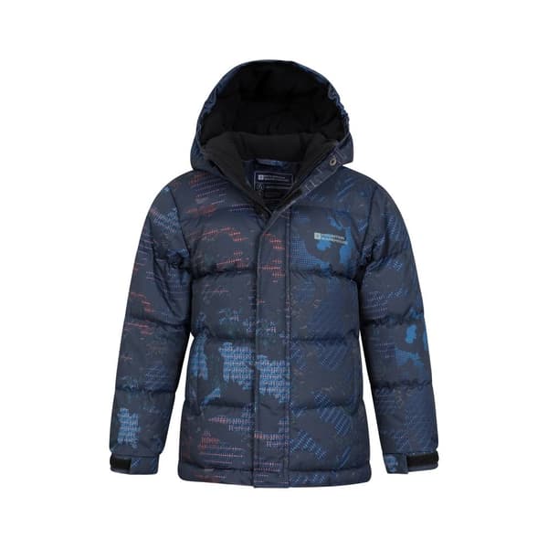 Mountain Warehouse Childrens/Kids Snow II Printed Water Resistant Padded Jacket