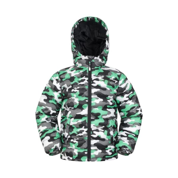 Mountain Warehouse Childrens/Kids Seasons Camouflage Padded Jacket Multicoloured 11-12 Years