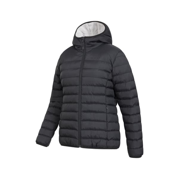 Mountain Warehouse Vadderad jacka med imitationspälsfodring för damer/damer