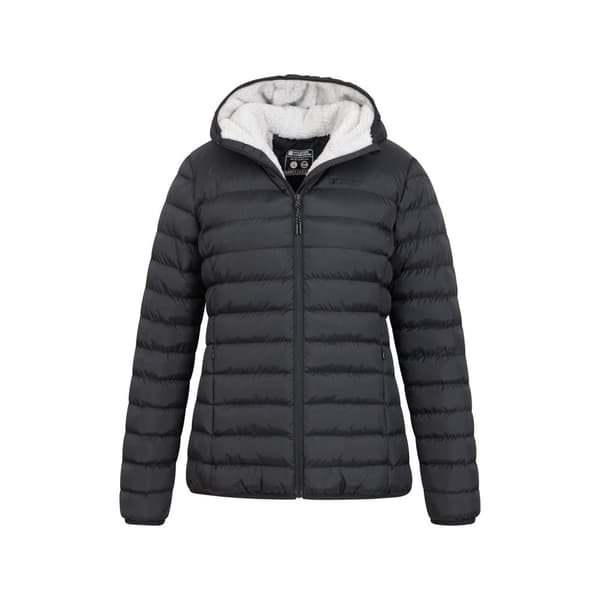 Mountain Warehouse Vadderad jacka med imitationspälsfodring för damer/damer