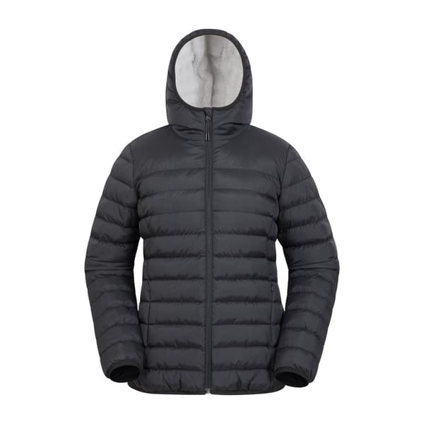 Mountain Warehouse Vadderad jacka med imitationspälsfodring för damer/damer