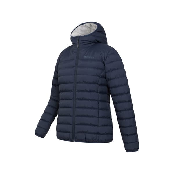Mountain Warehouse Vadderad jacka med imitationspälsfodring för damer/damer