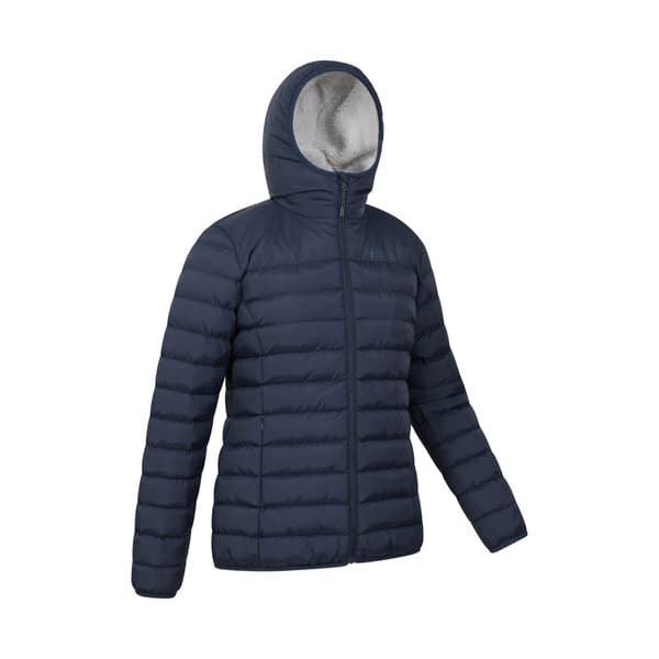 Mountain Warehouse Vadderad jacka med imitationspälsfodring för damer/damer