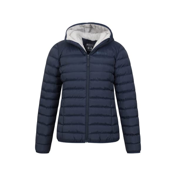 Mountain Warehouse Vadderad jacka med imitationspälsfodring för damer/damer