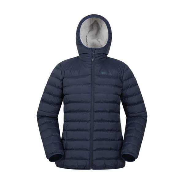 Mountain Warehouse Vadderad jacka med imitationspälsfodring för damer/damer