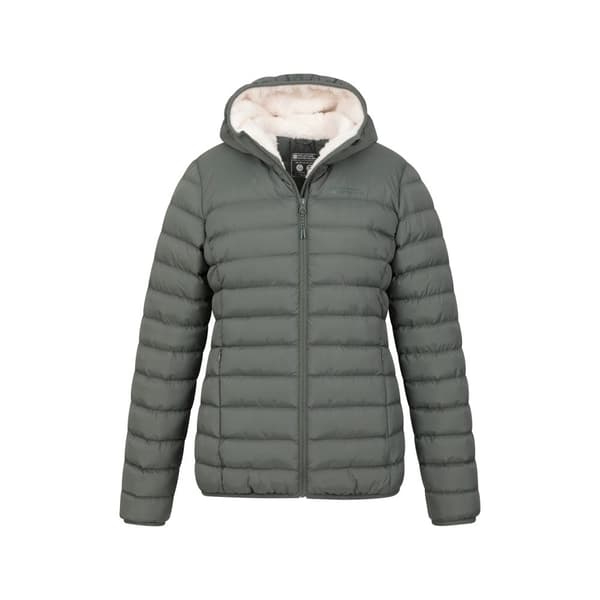 Mountain Warehouse Vadderad jacka med imitationspälsfodring för damer/damer