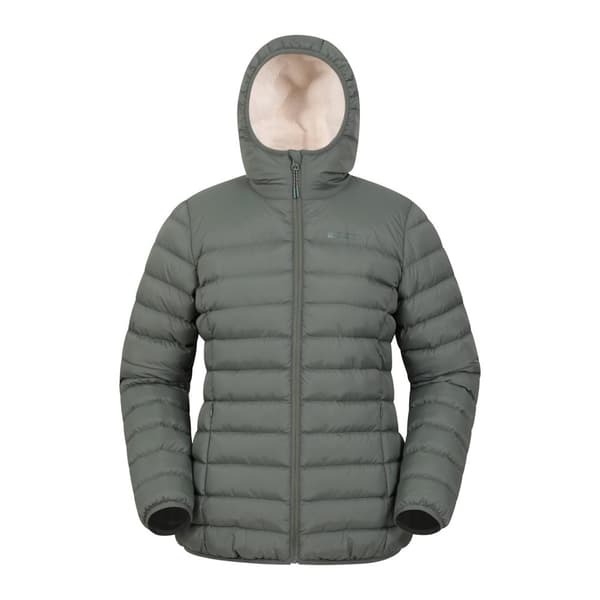 Mountain Warehouse Vadderad jacka med imitationspälsfodring för damer/damer