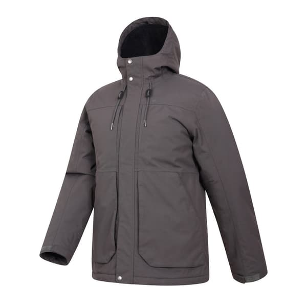 Mountain Warehouse Mens Coastline Borg Waterproof Jacket