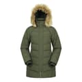 Miniatyrbillede 1 af 5: Mountain Warehouse Womens/Ladies Isla II Long Down Jacket