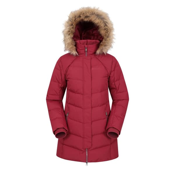 Mountain Warehouse Lång dunjacka Isla II för damer/kvinnor