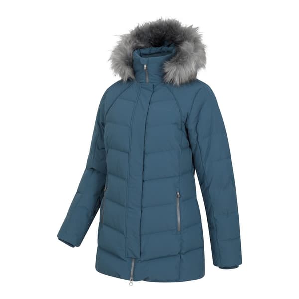 Mountain Warehouse Lång dunjacka Isla II för damer/kvinnor