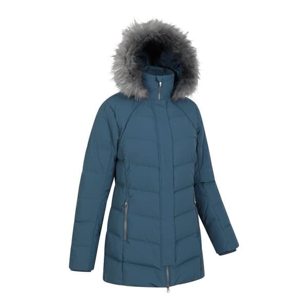 Mountain Warehouse Lång dunjacka Isla II för damer/kvinnor